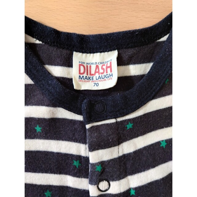 DILASH(ディラッシュ)の[3/23]DILASH ロンパース　長袖 キッズ/ベビー/マタニティのベビー服(~85cm)(ロンパース)の商品写真