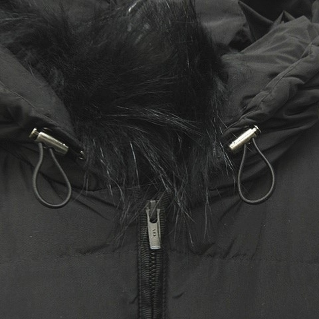 Spick & Span(スピックアンドスパン)のスピック&スパン ダウンジャケット コート ファー付き 長袖 黒 ブラック 40 レディースのジャケット/アウター(ダウンジャケット)の商品写真