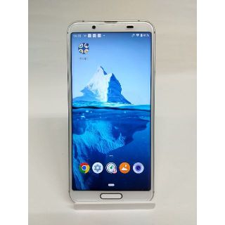 シャープ(SHARP)のAQUOS sense3 lite SH-M12 ｼﾙﾊﾞｰﾎﾜｲﾄSIMﾌﾘｰ(スマートフォン本体)