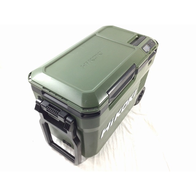 ☆中古品☆ HiKOKI ハイコーキ 18V コードレス冷温庫 UL18DB (WMG) フォレストグリーン マルチボルトバッテリー1個(36V 4.0Ah)付 65947