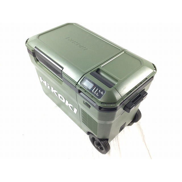 ☆中古品☆ HiKOKI ハイコーキ 18V コードレス冷温庫 UL18DB (WMG) フォレストグリーン マルチボルトバッテリー1個(36V 4.0Ah)付 65947