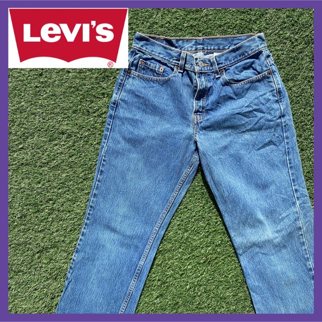 《Levis》505Rデニム Sサイズ ブルー ジーンズ リーバイス