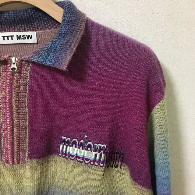 ttt_msw knit polo ニットポロ