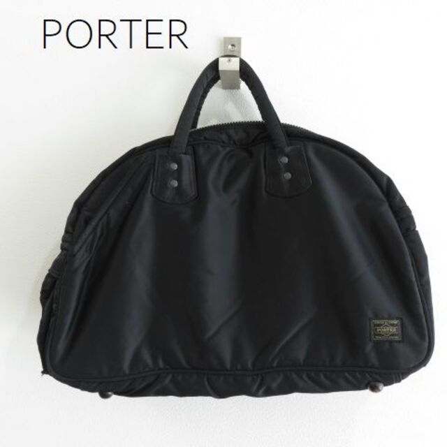 PORTER ポーター　ボストンバッグ　トートバッグ　黒　オレンジ | フリマアプリ ラクマ