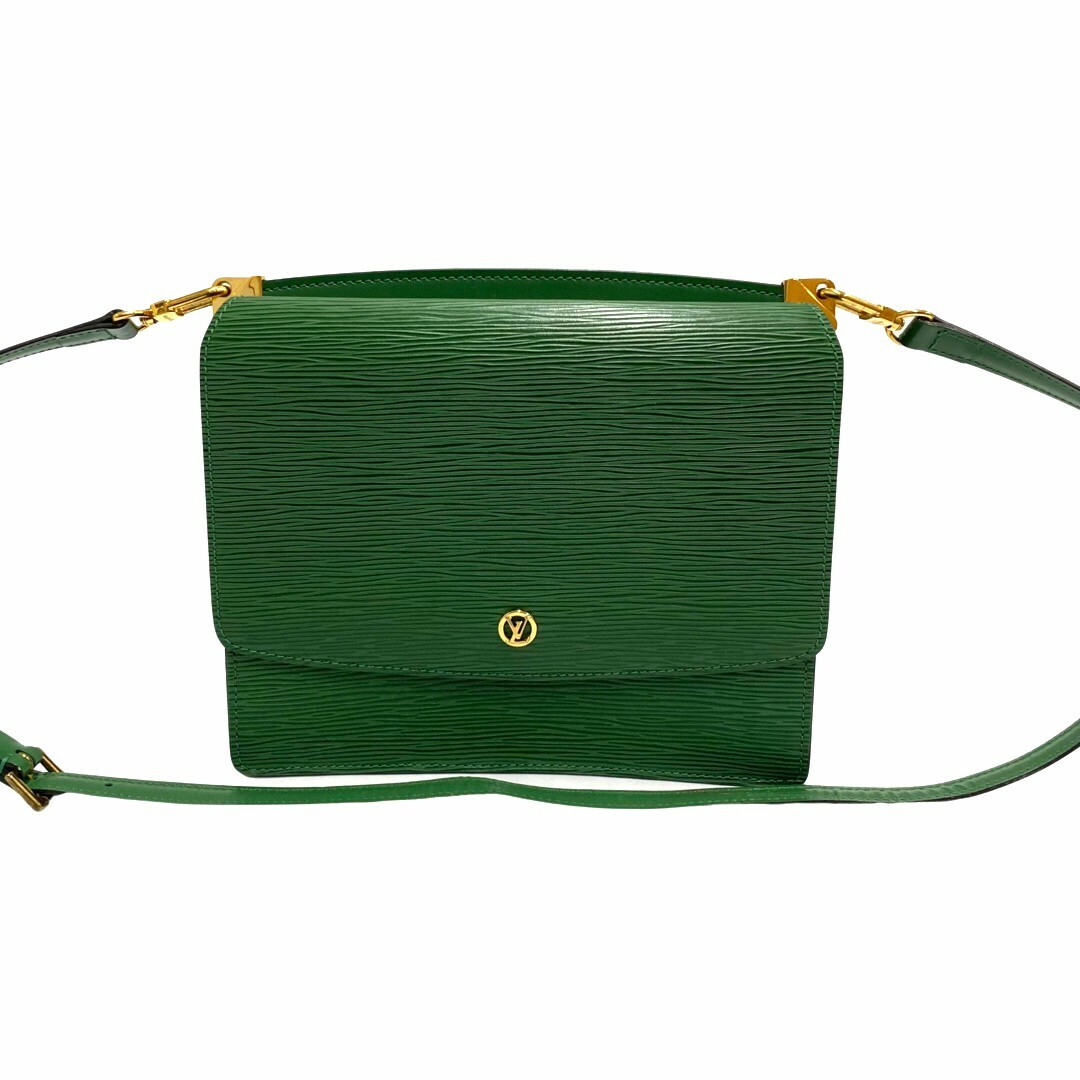 特別価格 美品 極 - VUITTON LOUIS 希少品 17797 グリーン サコッシュ