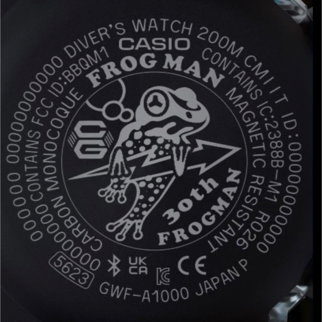 G-SHOCK(ジーショック)の G-SHOCK フロッグマン GWF-A1000APF-1AJR ヤドクガエル メンズの時計(腕時計(アナログ))の商品写真