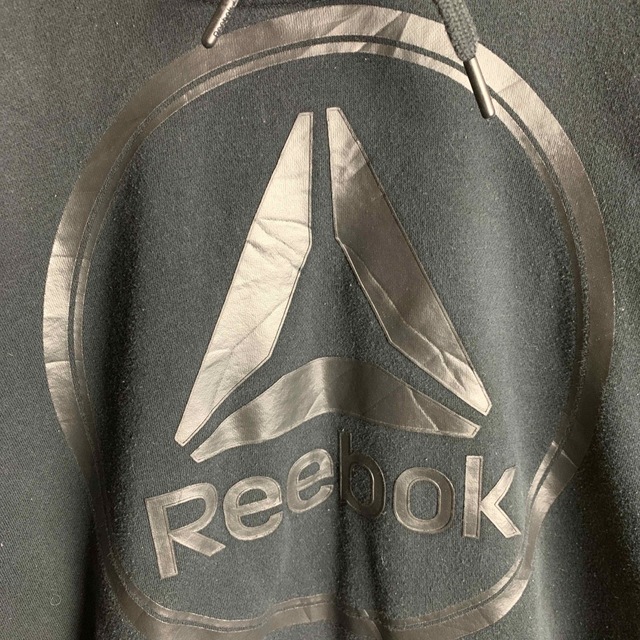 Reebok(リーボック)のReebok リーボック ビッグロゴ スウェット パーカー フーディー 古着 L メンズのトップス(パーカー)の商品写真