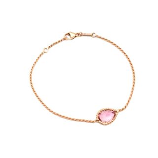 ブシュロン(BOUCHERON)の【美品】 ブシュロン セルパンボエム ブレスレット ピンクトルマリン ピンクゴールド 18金 K18PG ジュエリー レディース サイズ 腕周り約16.0cm 箱・ケース・証明書付属 Boucheron(ブレスレット/バングル)