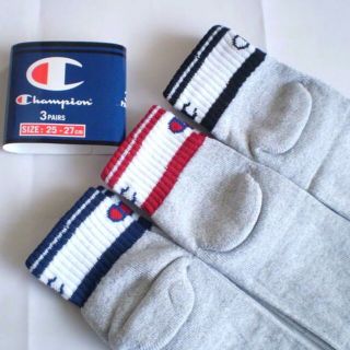 チャンピオン(Champion)のチャンピオン Champion 靴下 5本指 ソックス 3セット(ソックス)