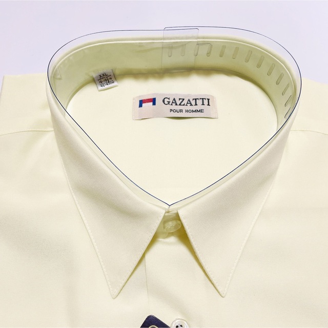 GAZATTI ワイシャツ　ビジネスシャツ　長袖　3Lサイズ 46〜47-90 メンズのトップス(シャツ)の商品写真