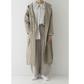 ネストローブ(nest Robe)のネストローブ♡ラミーリネンフーデッドコートワンピース(その他)