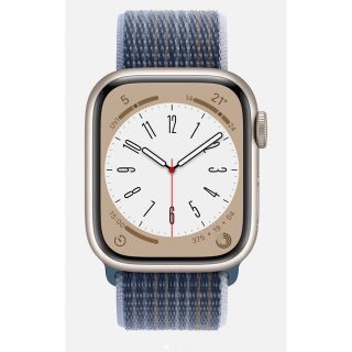 アップルウォッチ(Apple Watch)の【ほぼ新品】Apple Watch 8 スターライト 45mm GPSモデル(その他)