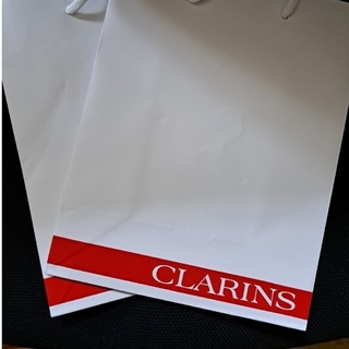 クラランス(CLARINS)の新品　CLARINS紙袋　2枚セット(ショップ袋)