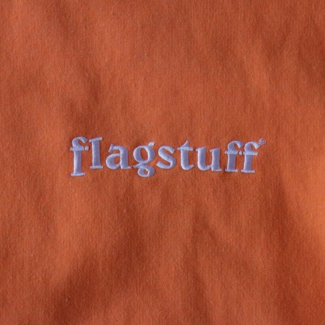 F-LAGSTUF-F(フラグスタフ)のフラグスタフ  FLAGSTUFF スウェット 日章 刺繍 オレンジ L メンズのトップス(スウェット)の商品写真