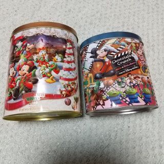 ディズニー 空き缶 2個セット(その他)