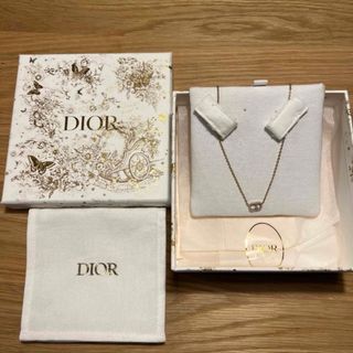 ディオール(Dior)のDIOR メタル&クリスタル　diorネックレス(ネックレス)