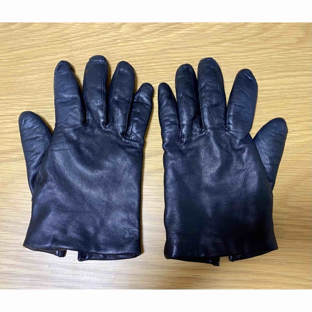 BURBERRY(バーバリー)のレディース Burberry レザー 手袋 ブラック レディースのファッション小物(手袋)の商品写真