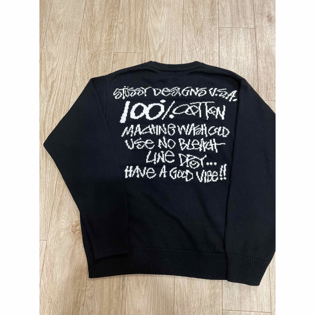 組み合わせ自由自在 STUSSY ステューシー ニット セーター Lサイズ