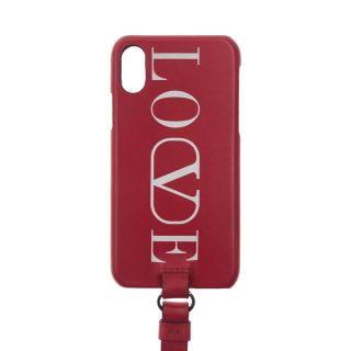 バレンティノ(VALENTINO)の〇〇VALENTINO バレンチノ IPhone X Xs ケース  レッド(その他)