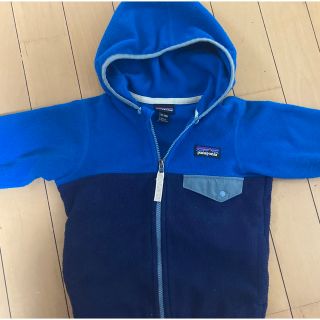 patagonia - パタゴニア キッズフリースフーディ 12-18Mの通販 by