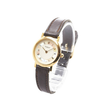 【新品電池】バーバリーズ シェル文字盤 腕時計 ゴールドベゼル 6000L