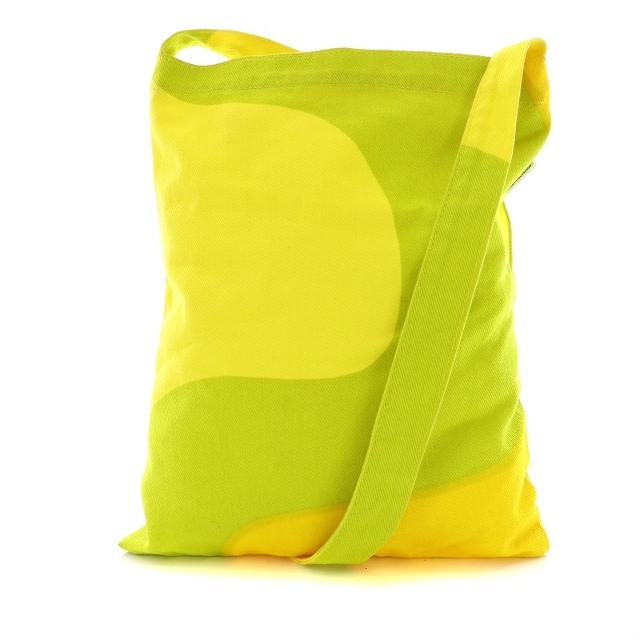 marimekko(マリメッコ)のマリメッコ ショルダーバッグ ポシェット 斜めがけ 柄 黄 黄緑 ●D /SI8 レディースのバッグ(ショルダーバッグ)の商品写真