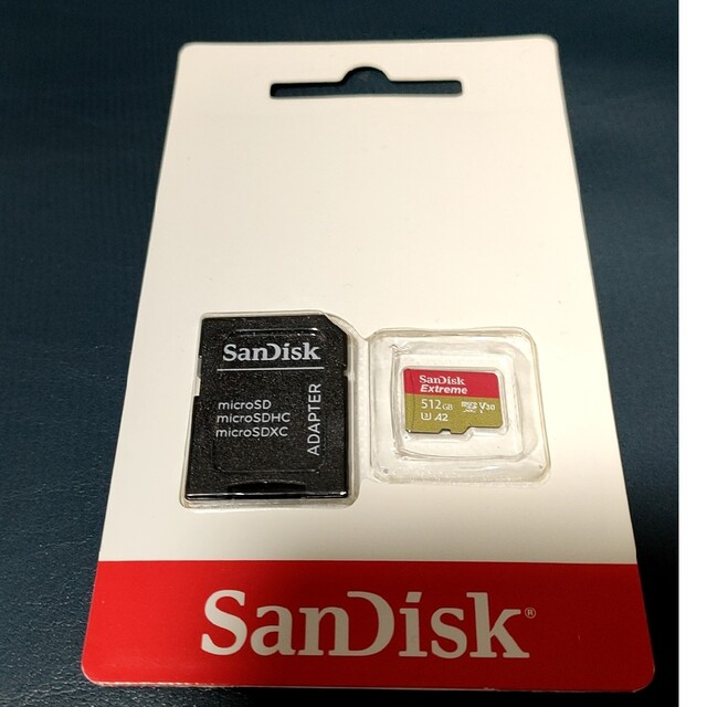 新品未使用★sandisk extreme microSDXC 512GB