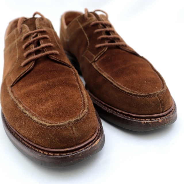 ジョンロブ BUSH ブッシュ スエード Uチップレザーシューズ メンズ 茶 7E #9033 John Lobb