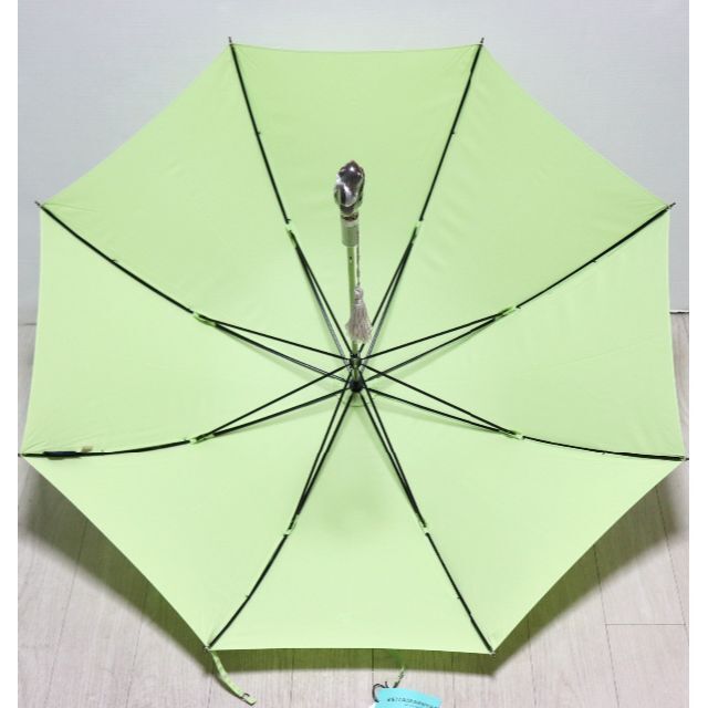 KEITA MARUYAMA TOKYO PARIS(ケイタマルヤマ)の新品タグ付き【ケイタマルヤマ】イタリア製 木製持ち手可愛いリス 長傘 雨傘 レディースのファッション小物(傘)の商品写真