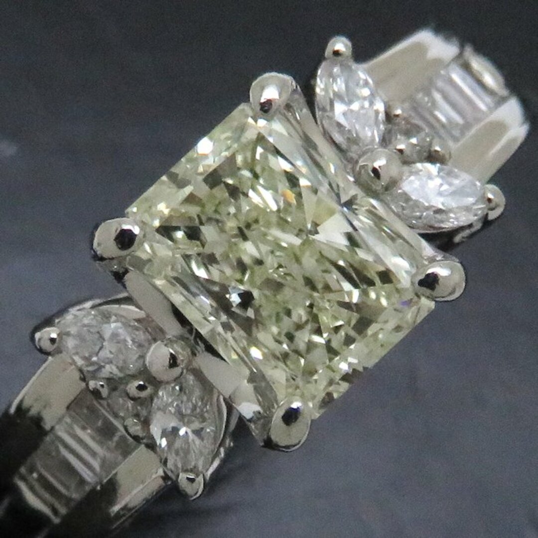 ダイヤモンド リング 指輪 11号 ダイヤモンド1.171ct/0.36ct Pt900プラチナ/64552【中古】【FJ】 レディースのアクセサリー(リング(指輪))の商品写真