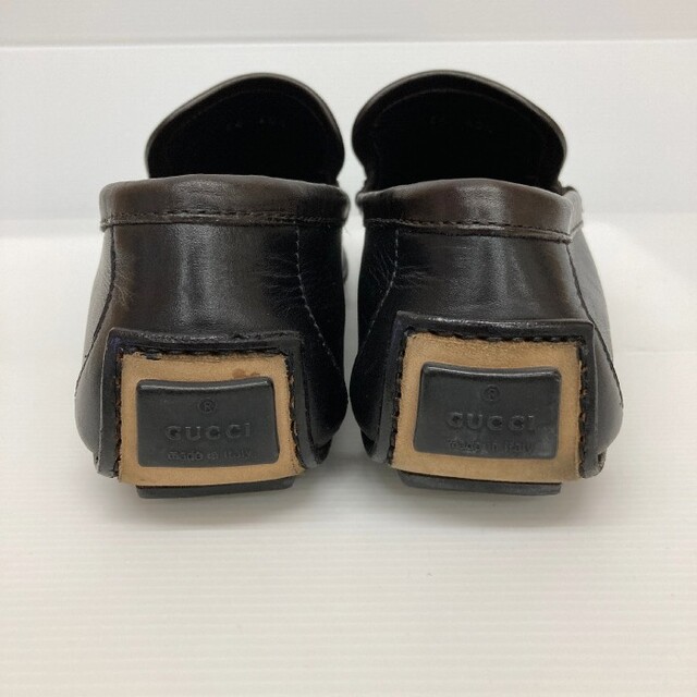 Gucci(グッチ)の★グッチ レザー ドライビングシューズ 濃茶 size40 1/2 メンズの靴/シューズ(ドレス/ビジネス)の商品写真