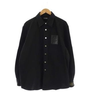 ラフシモンズ(RAF SIMONS)のラフシモンズ 22SS パッチレギュラーフィットデニムシャツ シャツジャケット(シャツ)