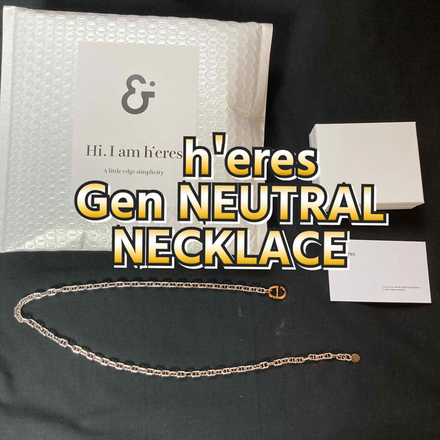 最終値下げ TOM WOOD - 売り切り h'eres Gen NEUTRAL NECKLACE