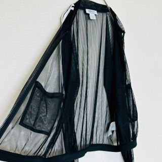 adidas - 【極美品】 アディダスオリジナルス シースルー メッシュ ... 新品 アディダス 青Lシースルー ジャケット トラックトップ ジャージ メッシュ