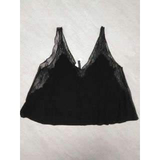 ザラ(ZARA)の(美品)ZARA：ザラ　背面総レース　キャミソール　トップス(キャミソール)