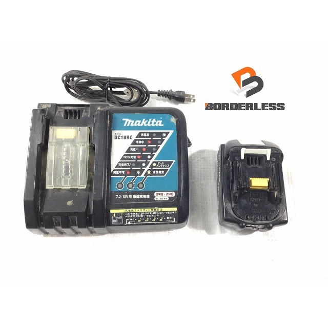 Makita - ☆中古品☆ 2個セット makita マキタ 7.2-18V 急速充電器