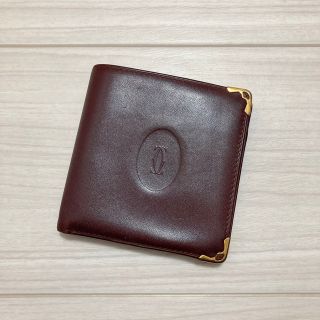 カルティエ(Cartier)のカルティエ メンズ レディース マストライン 二つ折り財布 コンパクトウォレット(財布)