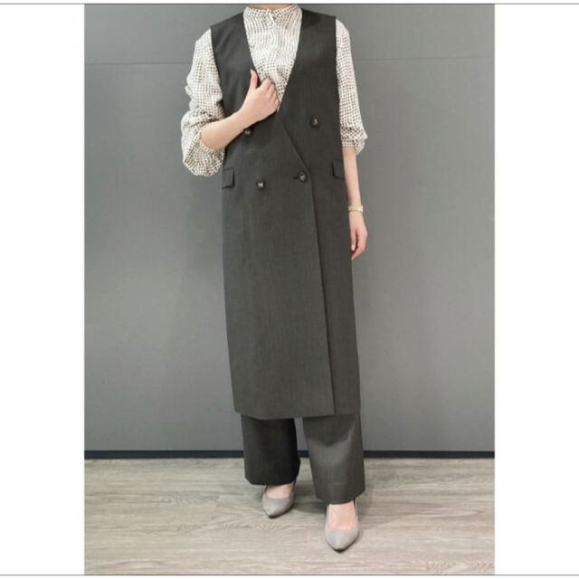 美品 Theory 22SS Express Salind ロングジレ Mサイズ