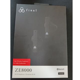 ZE8000 final 黒　ほぼ新品(ヘッドフォン/イヤフォン)