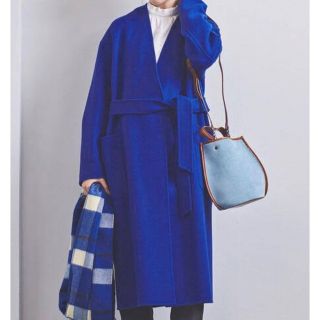 UNITED ARROWS - UNITED ARROWS Aラインノーカラーコートの通販 by ...