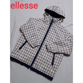 エレッセ(ellesse)の美品☆エレッセ ellesseスノーウェア  XL相当 白 スノボ スキー(ウエア/装備)