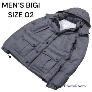 MEN'S BIGI - 【美品】MEN'S BIGI FIRST ウール100% ダウンジャケット