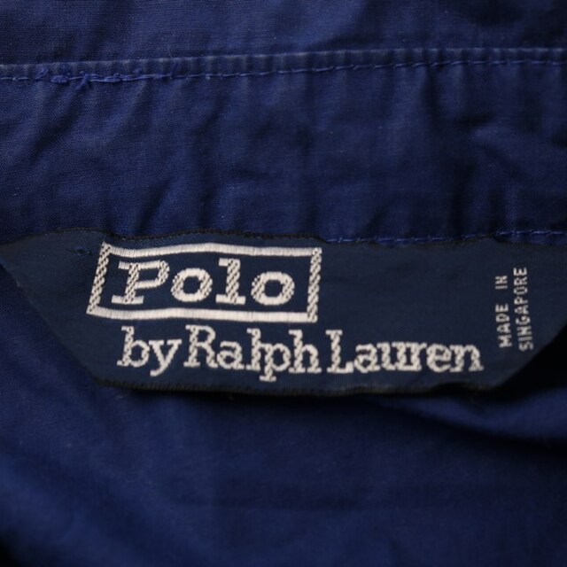 POLO RALPH LAUREN(ポロラルフローレン)のポロ・ラルフローレン ジップアップブルゾン スイングトップ ポロマーク ジャケット アウター メンズ Mサイズ ブルー POLO RALPH LAUREN メンズのジャケット/アウター(ブルゾン)の商品写真