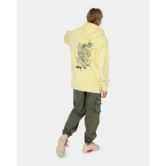 【入手困難】ステューシー STUSSY エイトボール ジップフーディー イエロー