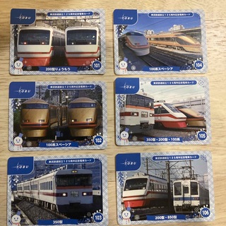 東武鉄道創立１２５周年記念電車カード(鉄道)