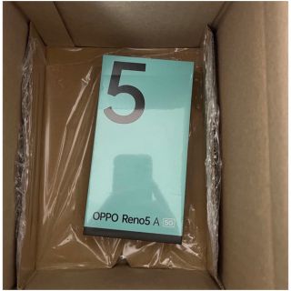 オッポ(OPPO)の【新品未開封】 CPH2199BK(RENO5A) OPPO (Androidケース)