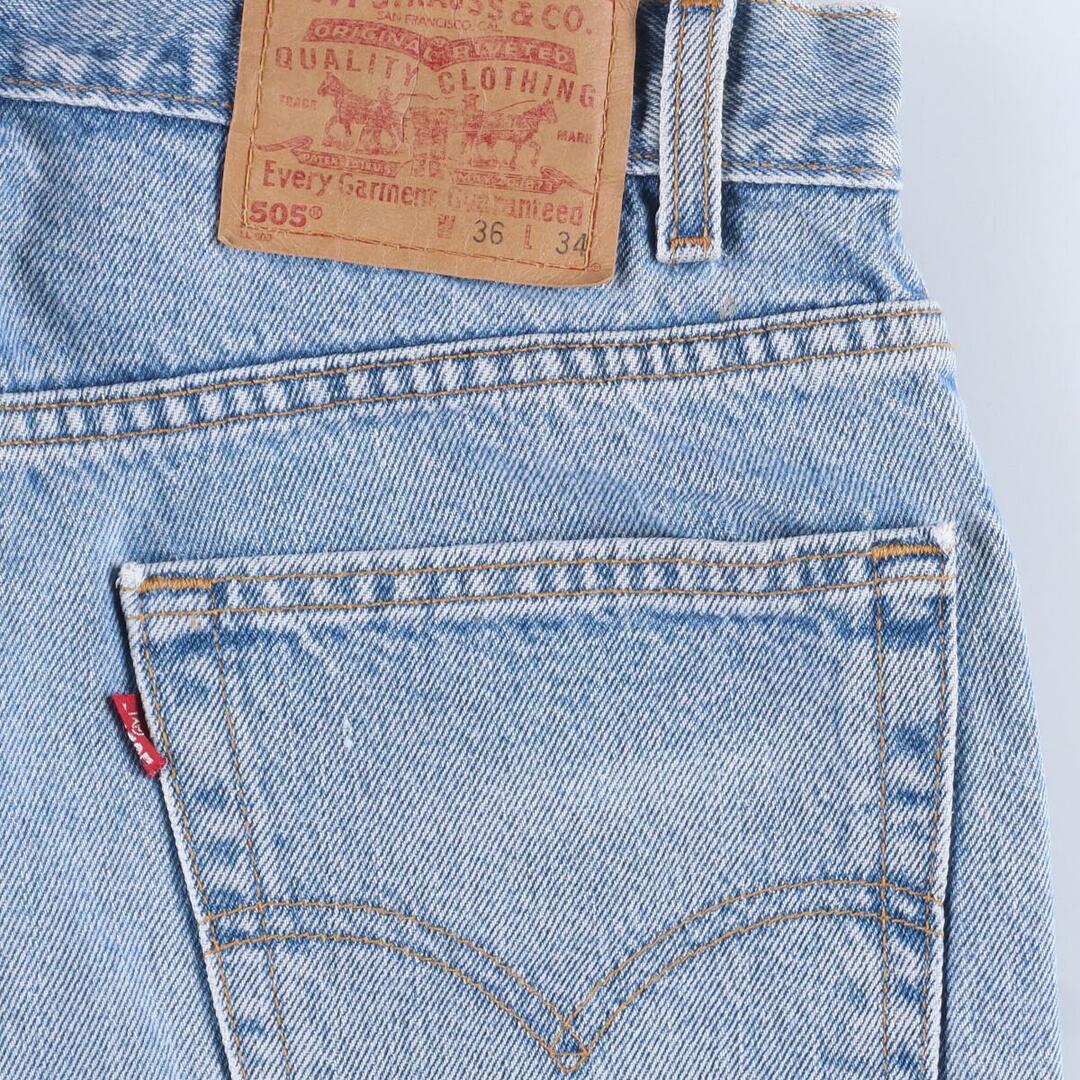 リーバイス Levi's 505 REGULAR FIT STRAIGHT LEG テーパードジーンズ デニムパンツ USA製 メンズw34 /eaa310601