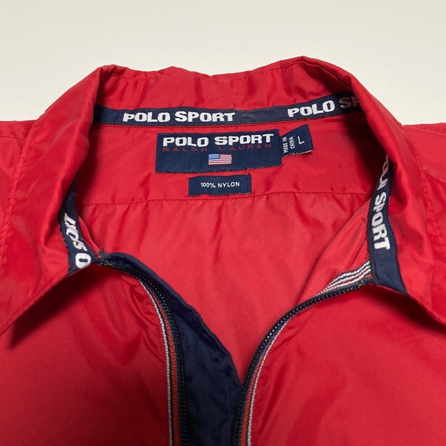 90s POLO SPORT　ナイロンジャケット　ハーフジップ　ポロスポーツ