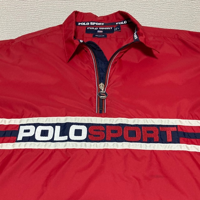 90's POLO SPORT ハーフジップ ナイロンジャケット