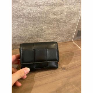Bottega Veneta - BOTTEGA VENETA三つ折り財布/ブラック×ブルーの通販 ...
